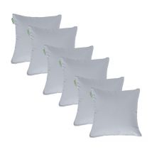 Cojín Relleno de Exterior para Sillas de Ratán Resistente al Agua de Jardín Almohada Suave y cómoda para Muebles de Patio, 4pk Gris - Gardenista