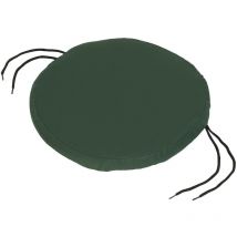 Gardenista - Outdoor Round Chair Seat Pads for Patio Furniture, Outdoor Seating Pads Water Resistant & Fire Retardant with Secure Ties, Comfy Round