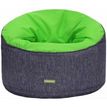 Gardenista - Pouf rond pour jardin, pouf portable résistant à l'eau, grand pouf intérieur et extérieur pour jardin au bord de la piscine, pouf léger