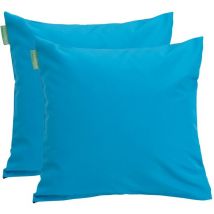 Dekokissen für den Außenbereich, 60x60 cm wasserabweisendes quadratisches Kissen für Gartendekorationen, leichte Kissen mit weicher Füllung,