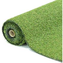Benross Metre 15mm Pile Roll Artificial Grass 26070 Erba Sintetica In Rotolo Di 4 M X 1 M, Spessa 15 Mm, Per Un Prato Finto Molto Denso, Green, 