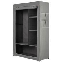 Kleiderschrank Mit 6 Regalen 105x45x161cm - Rayen