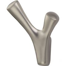 So-tech - Garderobenhaken bicorno Höhe 82 mm x Breite 71 mm Edelstahloptik aus Zinkdruckguss