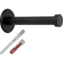 Sotech Garderobenhaken Talea (ø 10 / 15 Mm) Edelstahl Massiv Inkl. Befestigungsmaterial, Schwarz Matt (länge 70 Mm, Gesamtlänge 73 Mm), 10 X Wandhaken