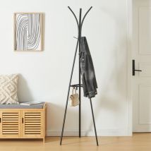 Garderobenständer Vevelstad 181x52,5x52,5 cm Stahl [en.casa]