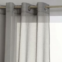 Gardine - Etamine - grau - 140x260 cm Atmosphera Créateur D'intérieur