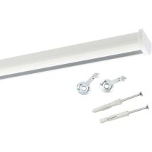Gardinenschiene Innenlauf Auf Maß 1-läufig Weiß - Serie Round 220cm