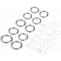 Anelli per tenda per bastoni per tende - Gardinia