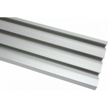 Schiene für Flächenvorhang Atlanta silber, 160 cm, 3-läufig Flächenvorhänge - Gardinia