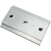 Schienenverbinder silber, 5 cm Flächenvorhänge - Gardinia