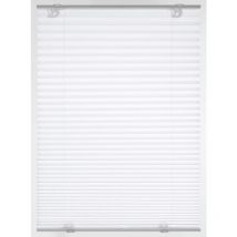 Tenda plissettata da lucernario Solo con ventosa, Opaco, Tenda a soffietto, Incl. materiale di montaggio, Bianco, 47,3 x 100 cm - Gardinia