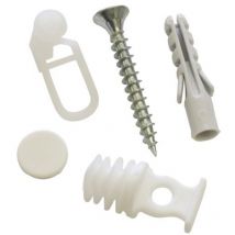 Vorhangschienen-Zubehör-Set 2-läufig, weiß, 250 cm Vorhangschienen - Gardinia