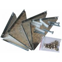 Kit Ancrage pour Abri de Jardin Gardiun 12x12x3 cm