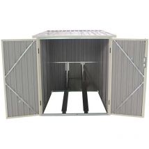 Metall Fahrradgarage Gardiun Veloc i (X2) 2,81 m² Außenfläche 198x142x157 cm