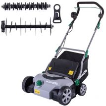 Elektro Vertikutierer GVL-M-1800-37cm Arbeitsbreite 45L Fangkorb 700m² - Gardol