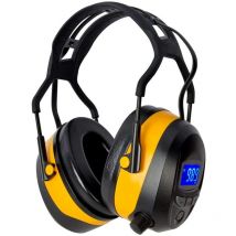 Gardtech - Bluetooth Ear Defenders Noise Cancelling Ear Defenders with Wireless Radio MP3 fm Safety Ear Muffs with lcd Display 4GB sd Card Adult Ear