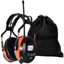 GARDTECH Bluetooth Ear Defenders Noise Cancelling Ear Defenders with Wireless Radio MP3 DAB FM Safety Ear Muffs with LCD Display 4GB SD Card Adult