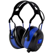 Gardtech - Bluetooth Ear Defenders Noise Cancelling Ear Defenders with Wireless Radio MP3 fm Safety Ear Muffs with lcd Display 4GB sd Card Adult Ear