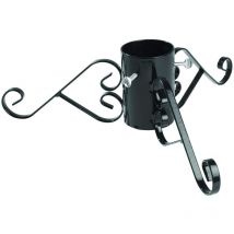 5 inch Metal Christmas Tree Sparkle Stand - Black - Garland