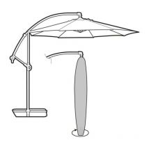 NON - Parasol Cover 152cm For Cantilever Parasols Polyester Garland