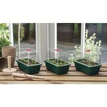Mini High Dome Propagator - Pack of 3 - Garland