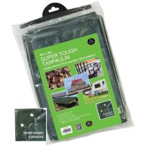 Garland - Super Tough Double Strength Edges Tarpaulin Garden Sheet - 4m X 3m
