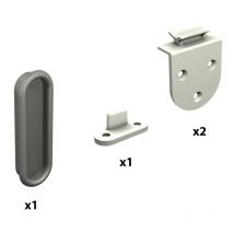Mantion - Garniture complète sans rail - Garniture : Pour 1 vantail