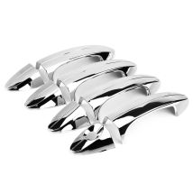 Jeffergarden - Garniture de couvercle de poignée de porte de galvanoplastie de chrome de voiture de 8 pièces pour Ford Fiesta 2009-2012