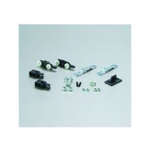 Koblenz - Garniture pour porte coulissante suspendue sans rail 0400/4 aluminium - Poids max. : 80 kg - krona