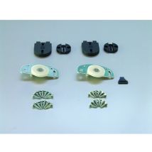 Garniture Pour Porte Coulissante Suspendue Sans Rail 0320/10 Acier - Poids Max. : 40 Kg - Krona Koblenz