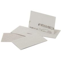 Papier abrasif G120 – Garniture pour cale à main – Disque abrasif de ponceuse – Largeur, Grain, Quantité par pack, Matériau cible – PRIMEX