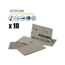 Garnitures abrasifs Primex LR590 autoclean grande longévité 72 x 123 mm (paquet de 10) Épaisseur du grain: p 240 (Fin: Finition soignée)