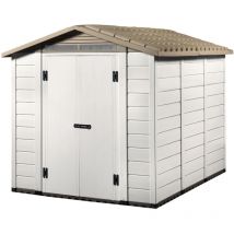 Garofalo - casetta da giardino in pvc 'tuscany 240' l.229 x p.262 x h.220