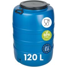 Garronda 120 L Regentonne Regenfass Weithalsfass Aus Hdpe Als Kunststofffass Und Wasserbehälter Für Wasser Und Lebensmittel Zur Lagerung Fermentierung