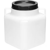 Garronda 10 Liter Bpa-freies Quadratisches Fass Und Futtertonne Weithalsfass Wassertank Und Behälter Mit Deckel Für Sauerkraut Sowie Surfass Pökelfass