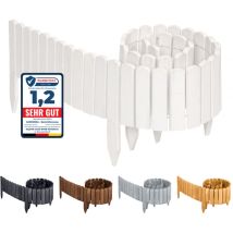 Garronda Beeteinfassung Holz Rollzaun Holzzaun 200 X 20 Cm Imprägniert Flexibler Rollborder Rasenkante Palisade Gartenzaun Umzäunung Für Garten Gd-