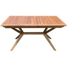 Garten Ausziehtisch aus Holz 150/200x90 cm für 6/8 Personen