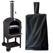 Garten-Pizzaofen-Abdeckung, wasserdichte Outdoor-Abdeckung, faltbar, faltbar, Grillabdeckung, 165 x 65 x 45 cm, Gartenmöbel, Starlight