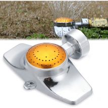 Rasensprinkler für den Garten, Punktsprinkler aus Metall, 360-Grad-Sprinkler mit quadratischem Kreismuster aus Aluminiumlegierung für die Bewässerung