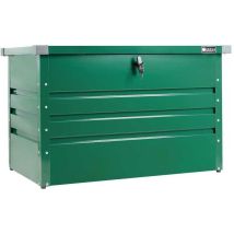 Zipper Gartenbox aus verzinktem Stahl 100x61x62 cm regenwasserdicht für Kissen, Gartengeräte, Tierfutter 80 kg max. Beladung