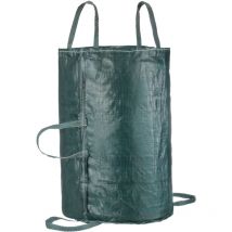 Gartenbag 55 x 85 cm mit 5 Schlaufen, ca. 200L Gr.003 grün