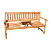 Gartenbank Akazie 157 cm 3-Sitzer Sitzbank laura