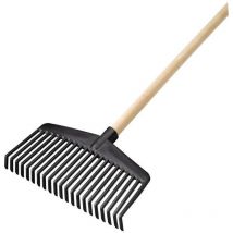 Flora - Gartenbesen Breite 440 mm Anzahl Zinken 21 Polyamid