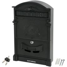 Buzon Jardín Aluminio Fundido Palace Gris Antracita 255 x 410 x 90 mm.