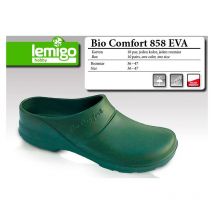 LEMIGO Sabots légers de Eva pour le jardin, Bio Confort (41, vert)