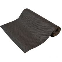 Frangivista in polyrattan, per balcone o recinzione, incl. fascette per il fissaggio, 3 x 0,9 m, colore: Marrone - Gartenfreude