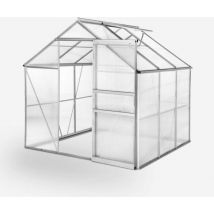 Vanilla Gartengewächshaus Aus Aluminium-polycarbonat Fenstertür 183x185x205cm