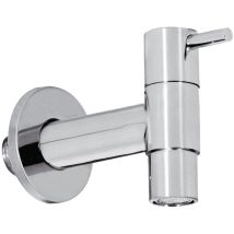 Gartenhahn mit Luftsprudler – 03450101 – Chrom – 1/2" Gewindegröße – Einhebelmischer – TRES Armaturen