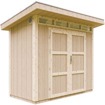Gartenhaus Premium Qualität 3m² Mit Boden Und Bitumenfliesen - Geräteschuppen B161xl294xh239 Cm - Gartenhütte Timbela M901a