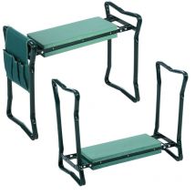 Gartenhocker - Gartenkniebank - klappbar - 59x27x49 cm